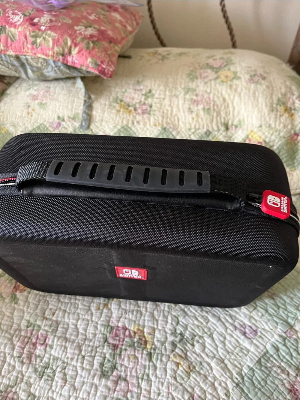 Nintendo Black Carry Case with Red Logo